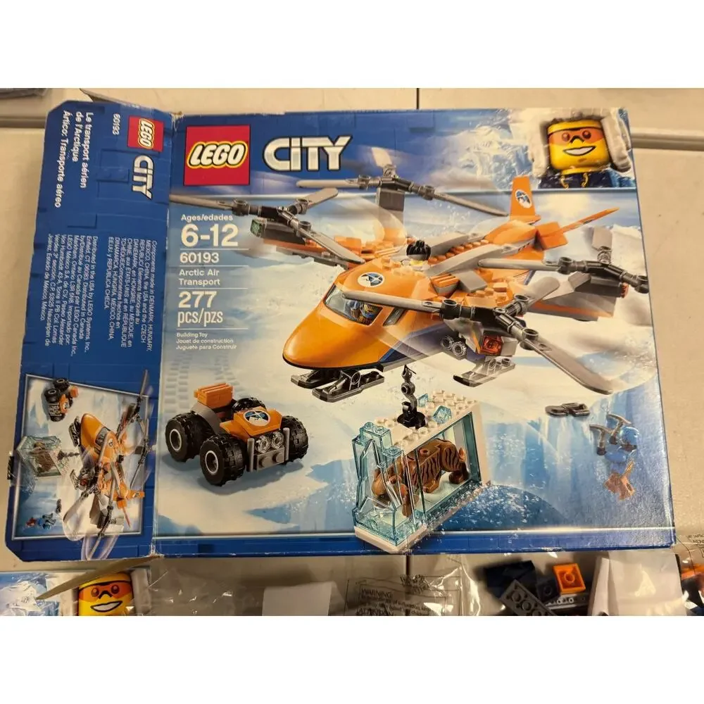 LEGO City Arctic Air Transport 60193 277pcs New Open Box Sealed Bags Complete